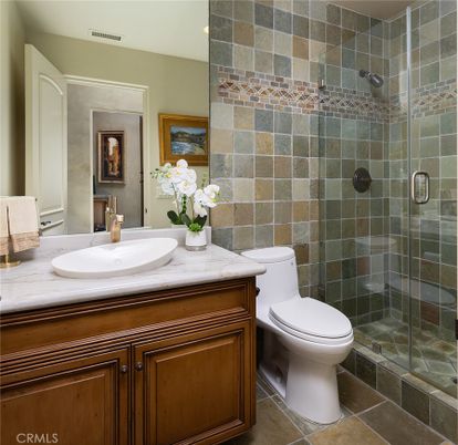 Bathroom, Glass Shower, Interior