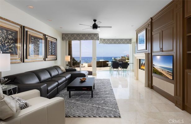Fireplace, Interior, Living room, Recessed Lighting, Water