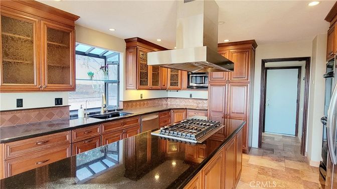 Interior, Kitchen, Recessed Lighting, Stainless Steel Appliances