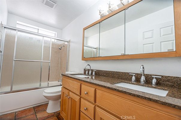 Bathroom, Dual Sink Vanities, Glass Shower, Interior