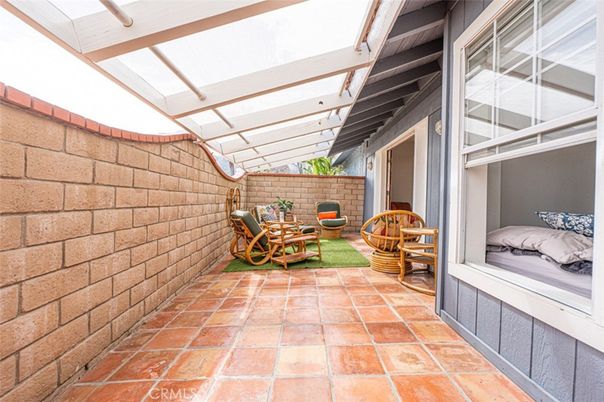 Interior, Stone Walls, Sun Room