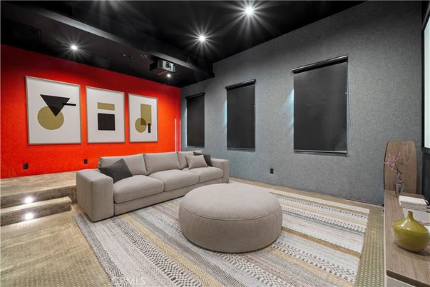 Interior, Recessed Lighting, Theatre Room