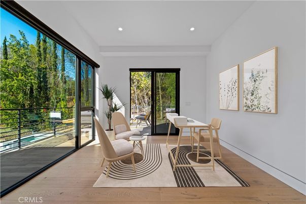 Interior, Recessed Lighting, Wood Texture Flooring