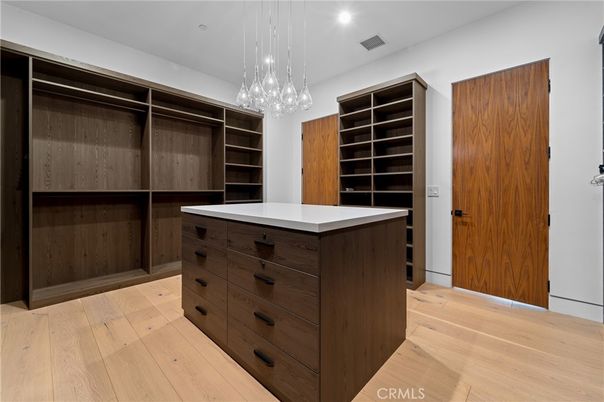 Interior, Pendant Lights, Recessed Lighting, Walk-in Closets, Wood Texture Flooring