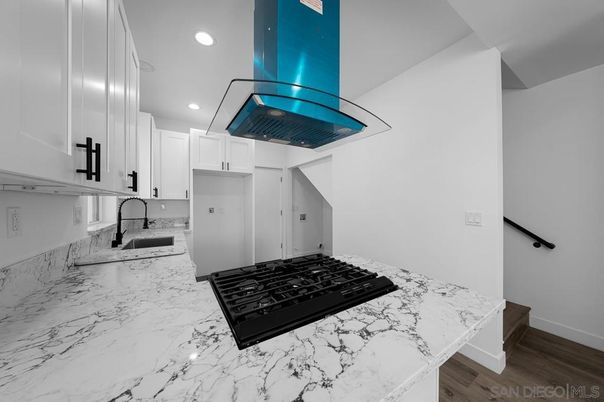 Interior, Kitchen, Marble, Recessed Lighting