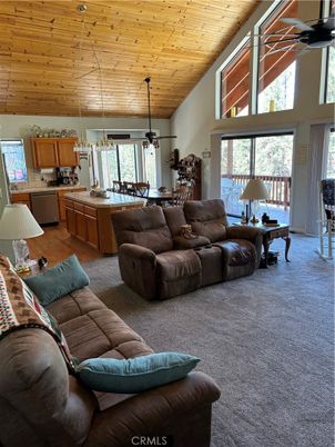Dining room, Interior, Kitchen, Living room, Pendant Lights, Wooden Ceilings