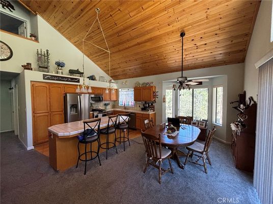 Dining room, Interior, Kitchen, Pendant Lights, Wooden Ceilings