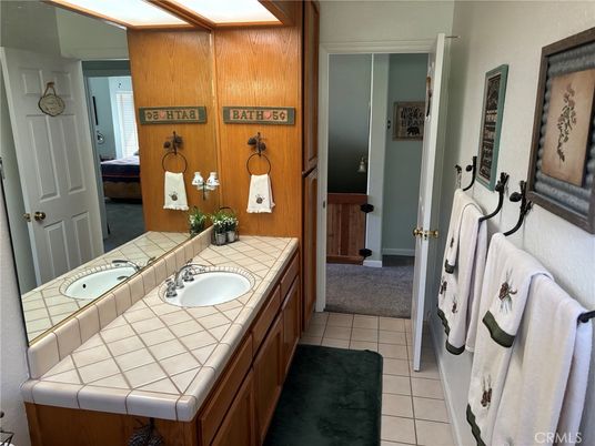Bathroom, Dual Sink Vanities, Interior, Tile Countertops