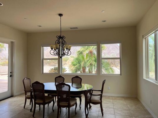 Chandelier, Dining room, Interior, Recessed Lighting