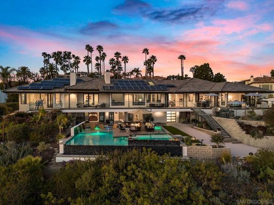 Exterior, Pool, Solar Panels