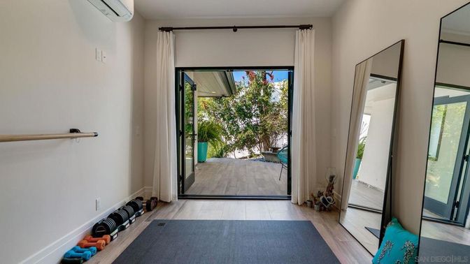 Fitness Equipment, Interior, Wood Texture Flooring
