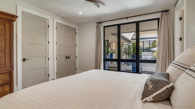 Bedroom, Interior, Recessed Lighting