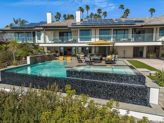 Exterior, Pool, Solar Panels