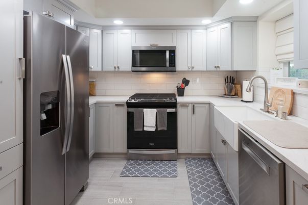 Interior, Kitchen, Recessed Lighting, Stainless Steel Appliances
