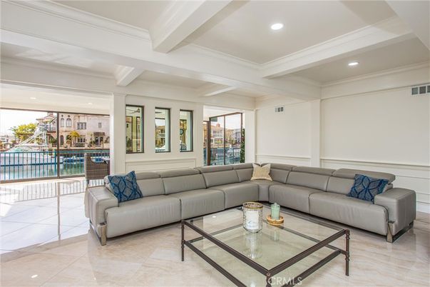 Interior, Living room, Recessed Lighting