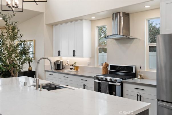 Interior, Kitchen, Recessed Lighting, Stainless Steel Appliances
