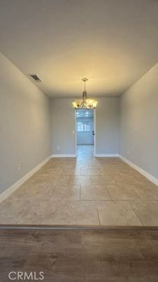 Chandelier, Empty room, Interior