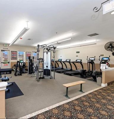 Fitness Equipment, Gym, Interior
