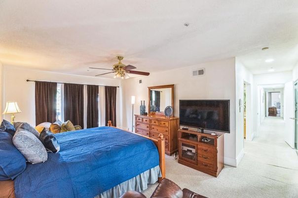Bedroom, Interior, Recessed Lighting