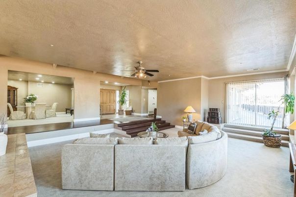 Interior, Living room, Recessed Lighting
