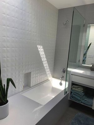 Bathroom, Glass Shower, Interior