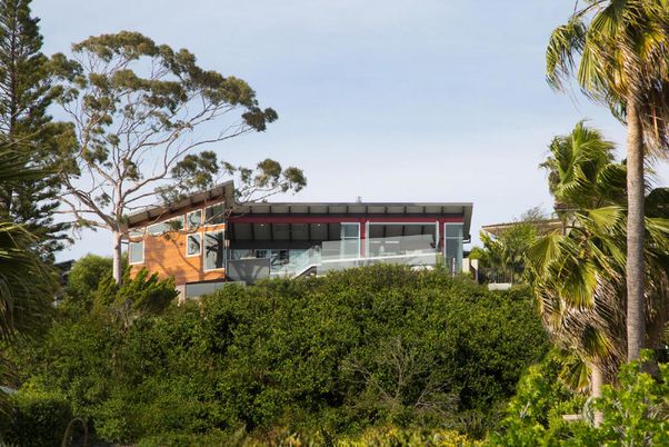 Exterior, Facade, Modern