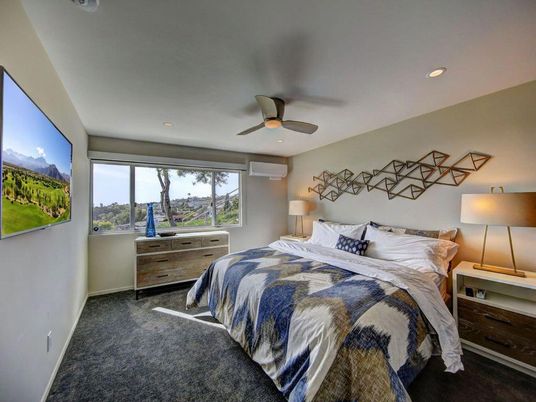 Bedroom, Interior, Recessed Lighting