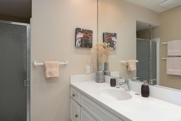 Bathroom, Glass Shower, Interior