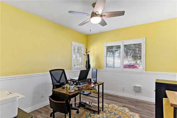 Home Office, Interior, Wood Texture Flooring