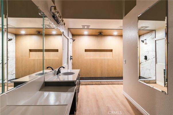 Bathroom, Interior, Wood Texture Flooring