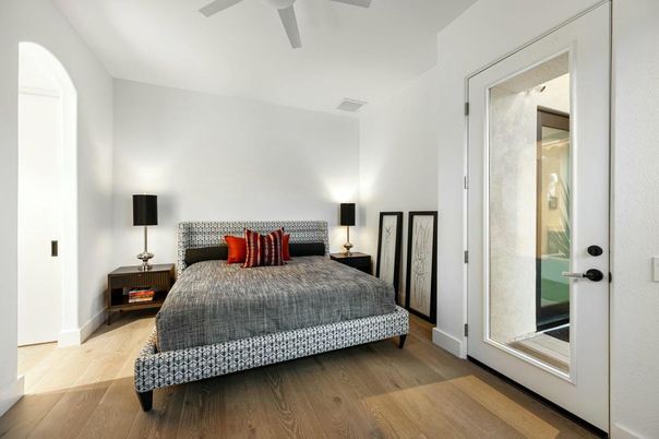 Bedroom, Interior, Wood Texture Flooring