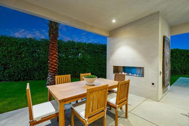 Backyard, Exterior, Fireplace