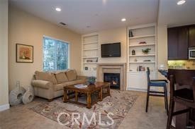 Fireplace, Interior, Living room, Recessed Lighting