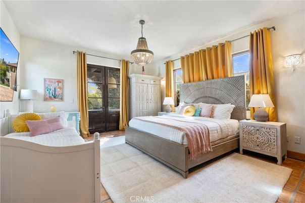 Bedroom, Interior, Pendant Lights