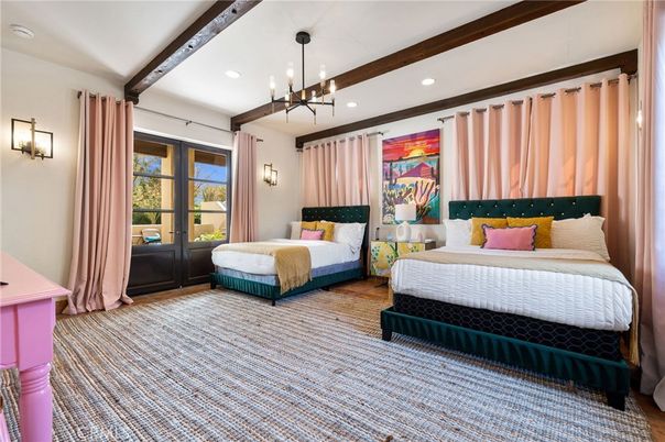 Bedroom, Interior, Pendant Lights, Recessed Lighting