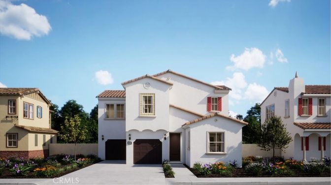 Attached, Exterior, Facade, Spanish Mediterranean