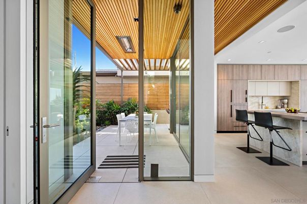 Interior, Kitchen, Recessed Lighting, Wooden Ceilings