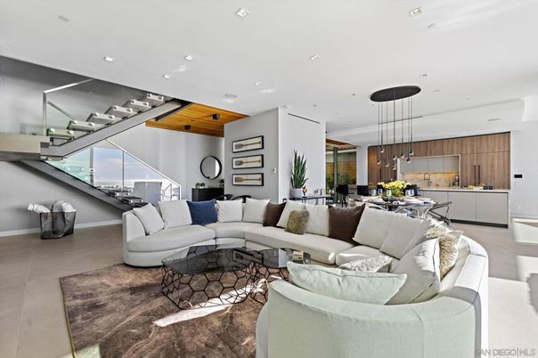 Dining room, Interior, Kitchen, Living room, Pendant Lights, Recessed Lighting, Wooden Ceilings