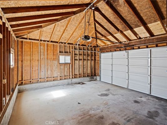 Garage, Interior, Wooden Beams, Wooden Ceilings, Wooden Walls