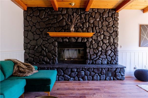Fireplace, Interior, Stone Walls, Wooden Beams, Wooden Ceilings
