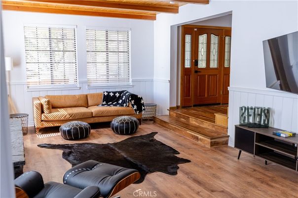 Interior, Living room, Wooden Beams, Wood Texture Flooring