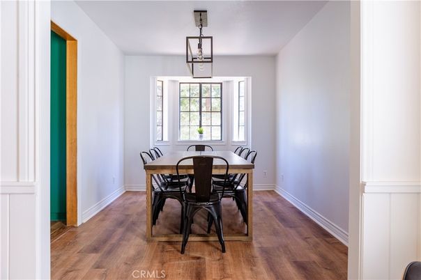 Dining room, Interior, Wood Texture Flooring