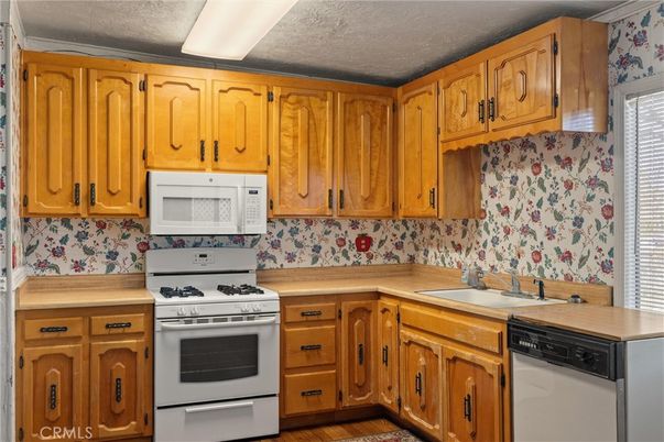 Interior, Kitchen, Wood Texture Flooring