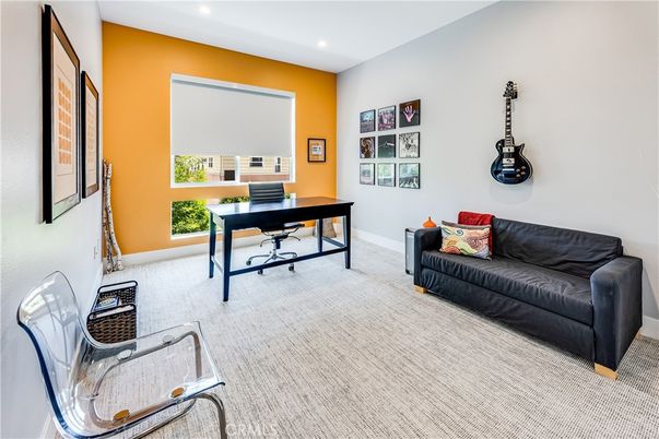 Home Office, Interior, Recessed Lighting