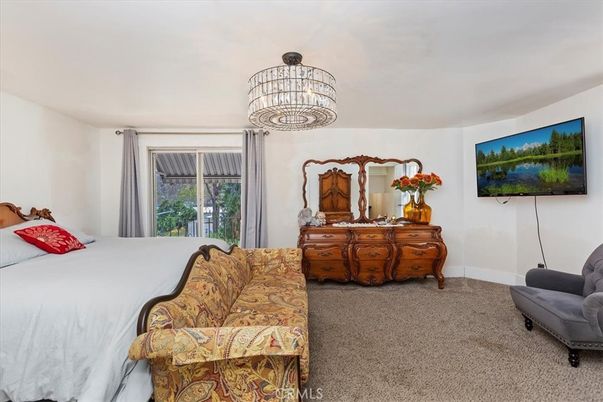 Bedroom, Chandelier, Interior
