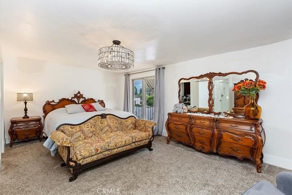 Bedroom, Chandelier, Interior