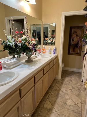 Bathroom, Dual Sink Vanities, Interior, Tile Countertops