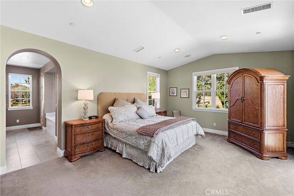 Bedroom, Interior, Recessed Lighting
