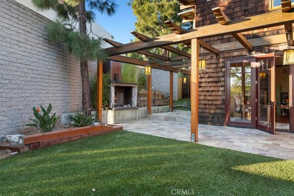 Backyard, Exterior, Fireplace
