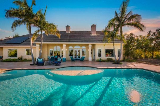 Exterior, Pool, Solar Panels